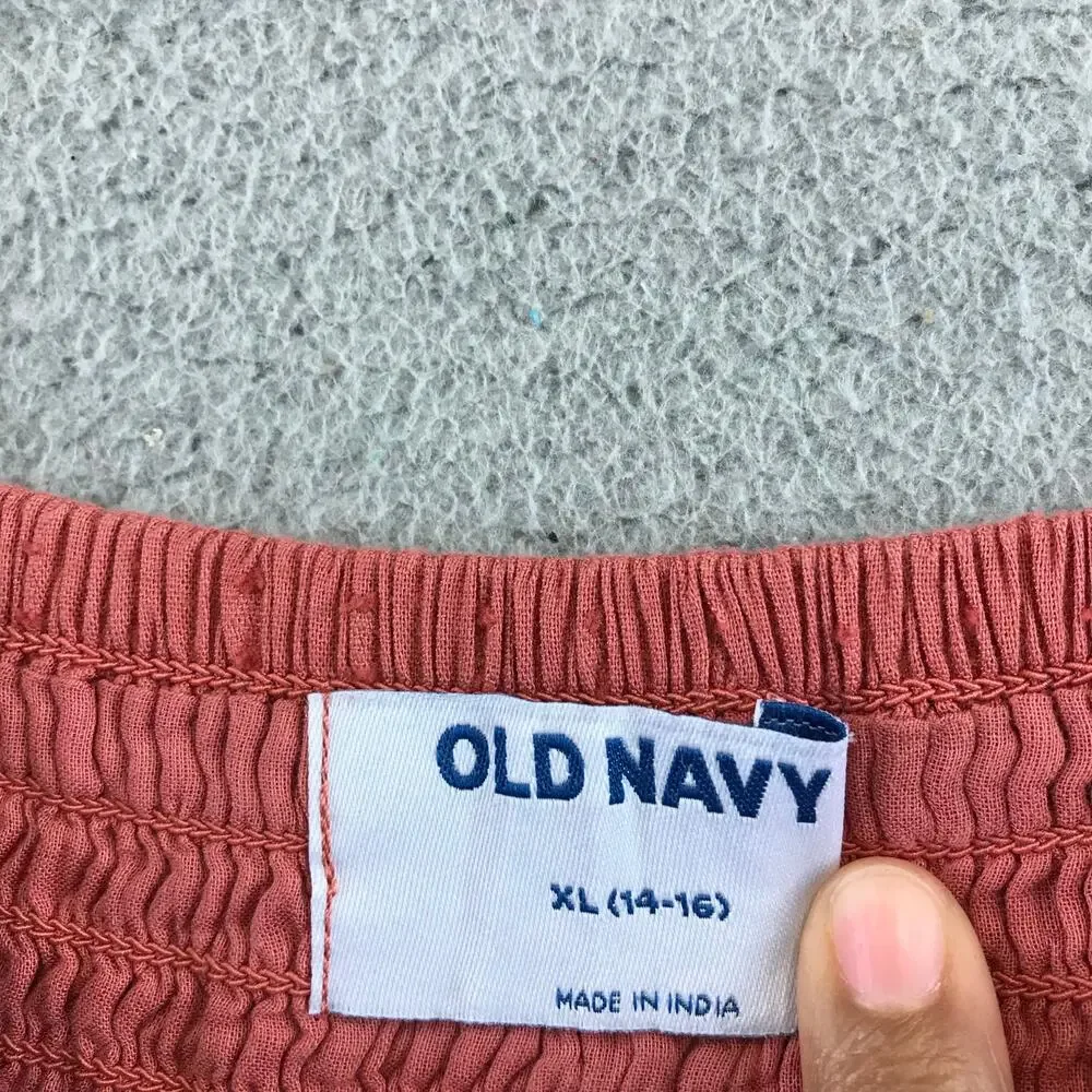 New Girl Old navy‎ Textured Clip-Dot Flutter-Sleeve Fit & Flare Dress XL(14-16)